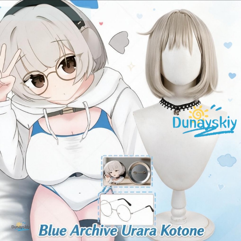Blue Archive Urara Kotone Role - огляд і ціна Anime Cosplay Blue Hair